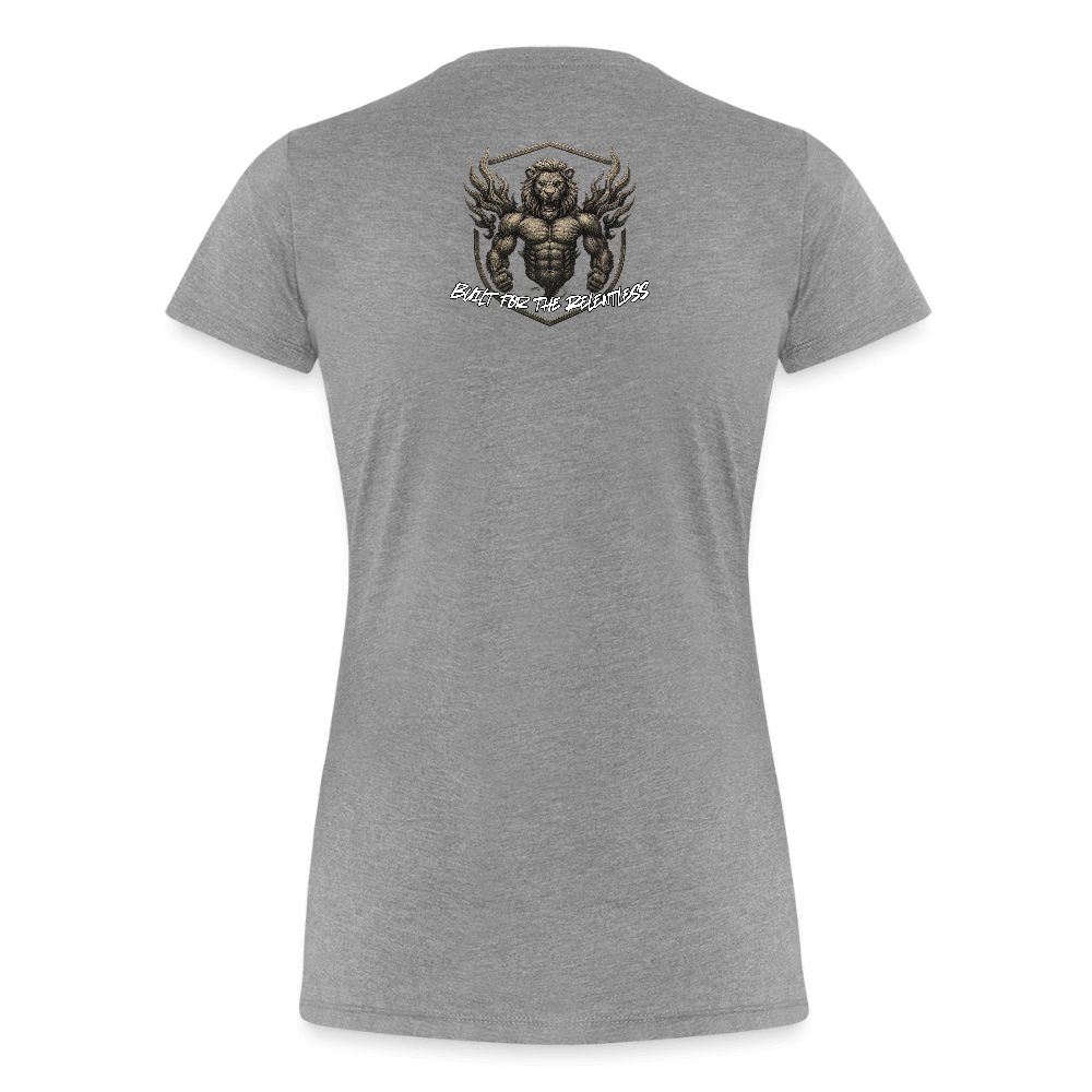 RipStick Lion Logo Women’s Premium T-Shirt - heather gray