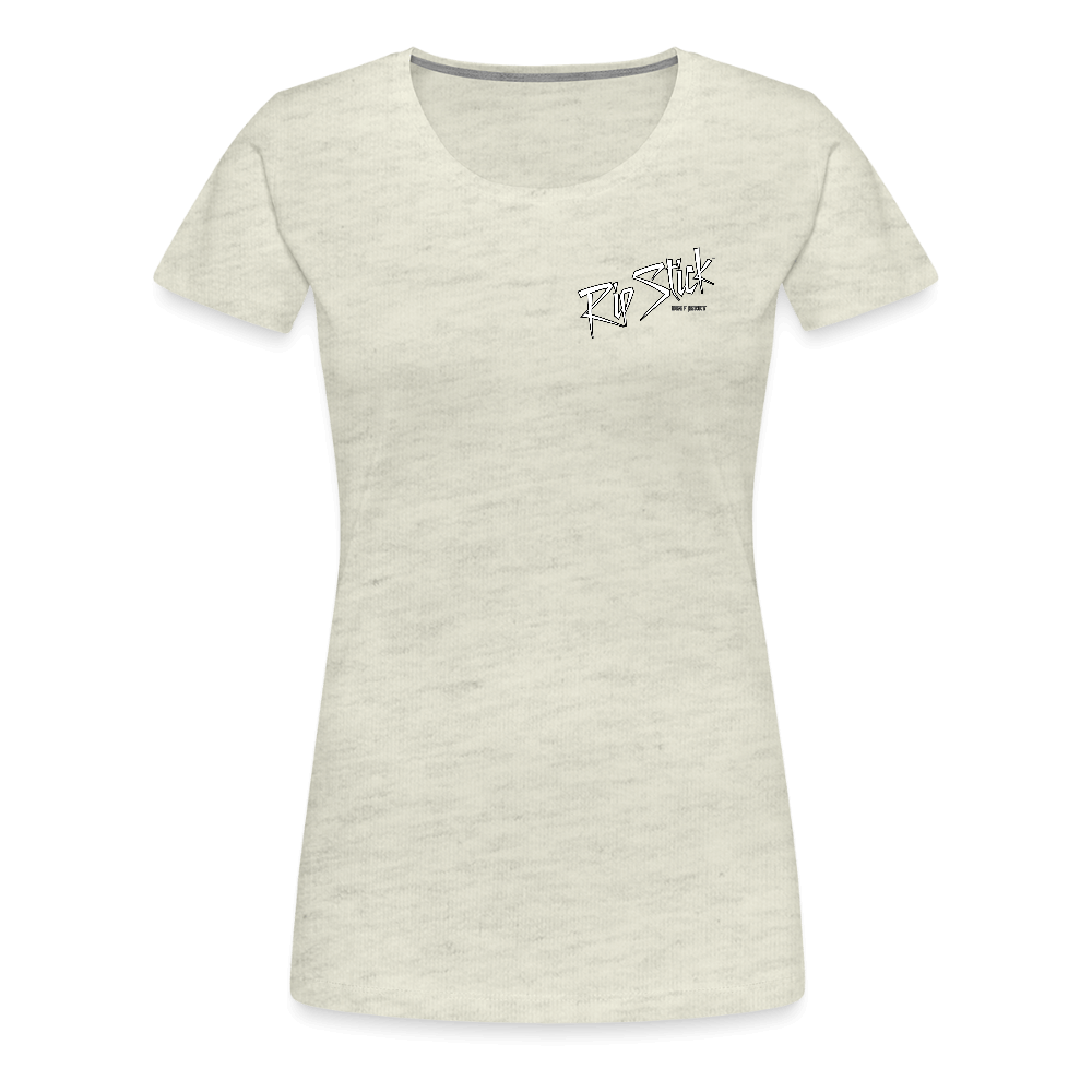 RipStick Lion Logo Women’s Premium T-Shirt - heather oatmeal