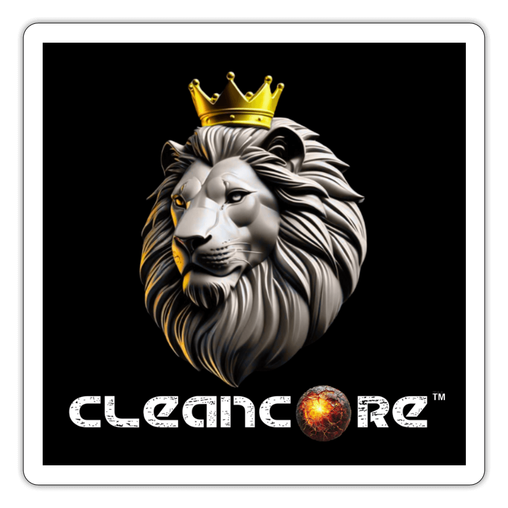 Clean Core Sticker - white matte