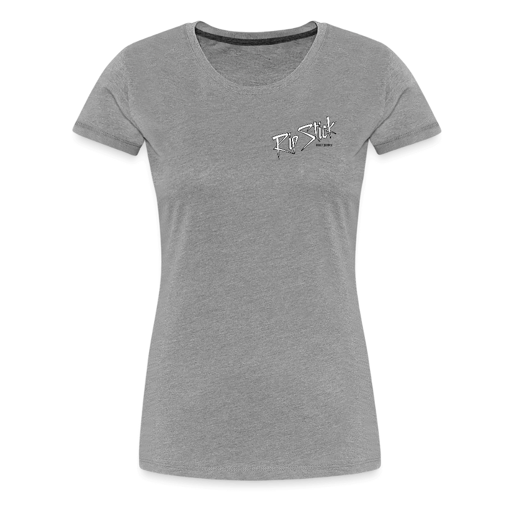RipStick Lion Logo Women’s Premium T-Shirt - heather gray