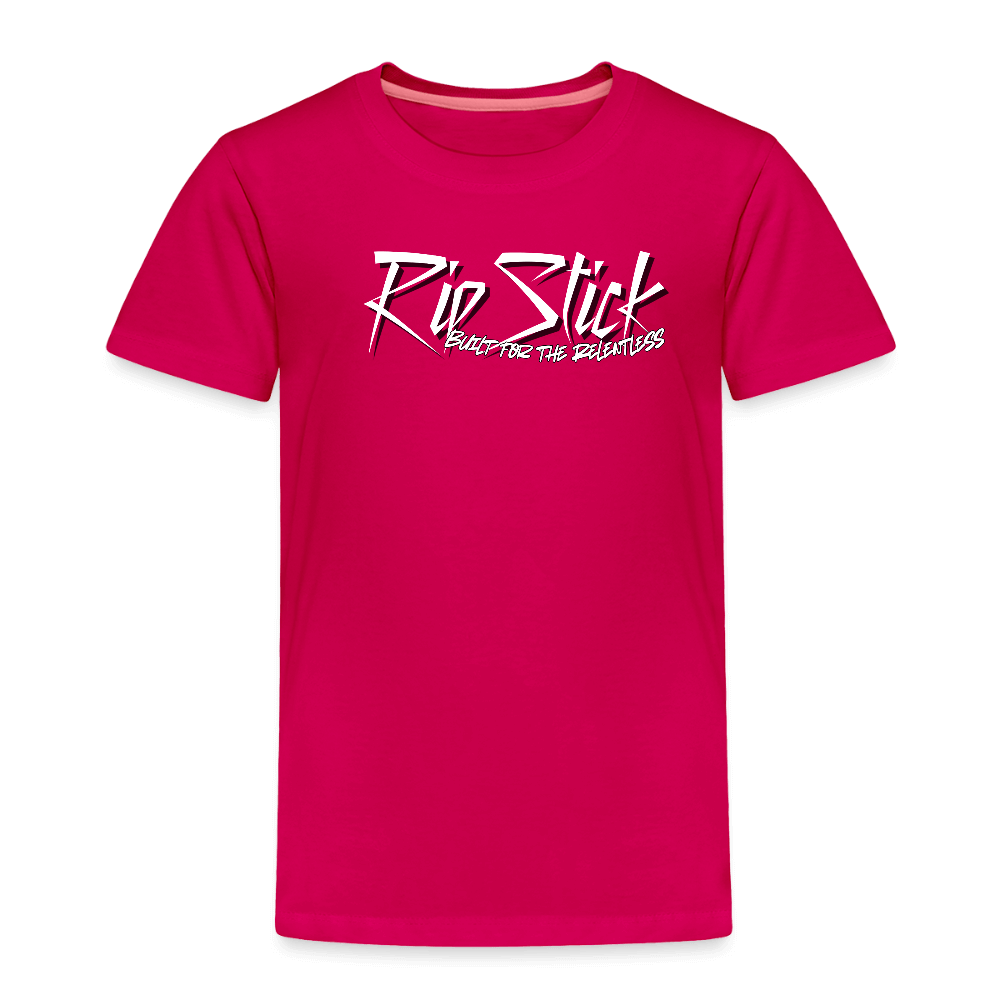 RipStick Relentless Toddler Premium T-Shirt - dark pink