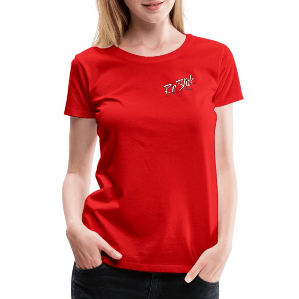 RipStick Lion Logo Women’s Premium T-Shirt - red