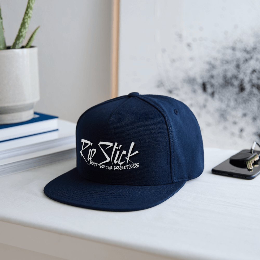 RipStick Snapback Baseball Cap - navy
