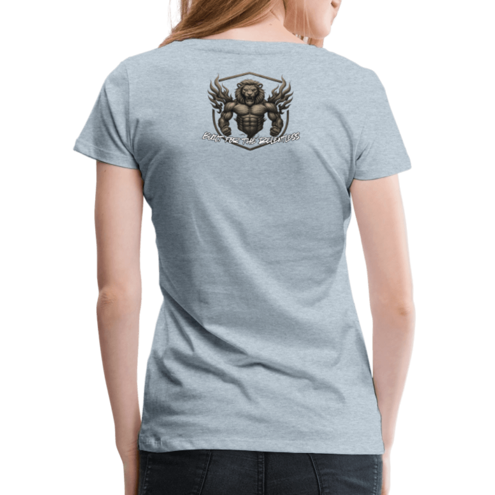 RipStick Lion Logo Women’s Premium T-Shirt - heather ice blue