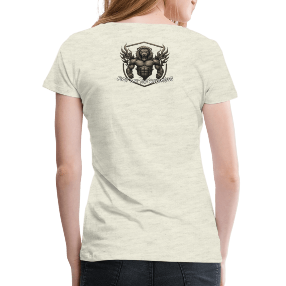 RipStick Lion Logo Women’s Premium T-Shirt - heather oatmeal
