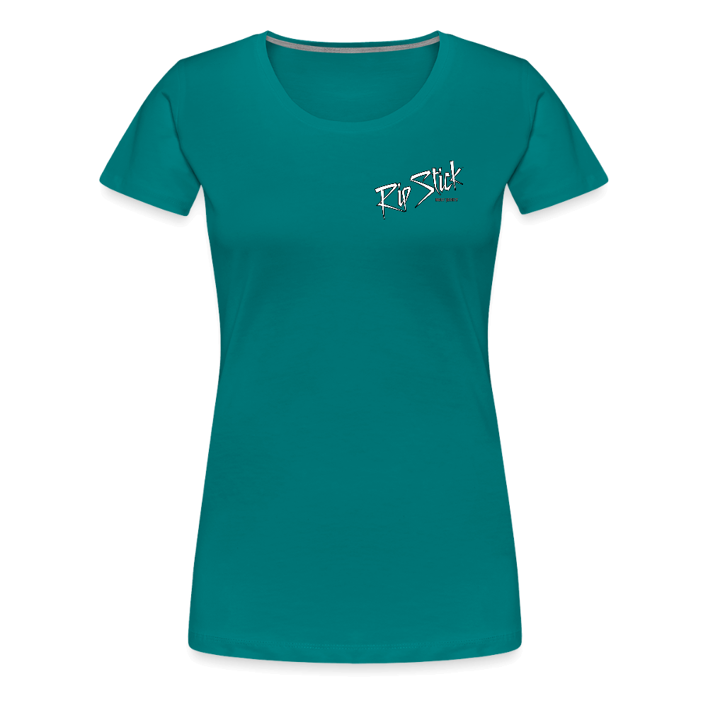 RipStick Lion Logo Women’s Premium T-Shirt - teal