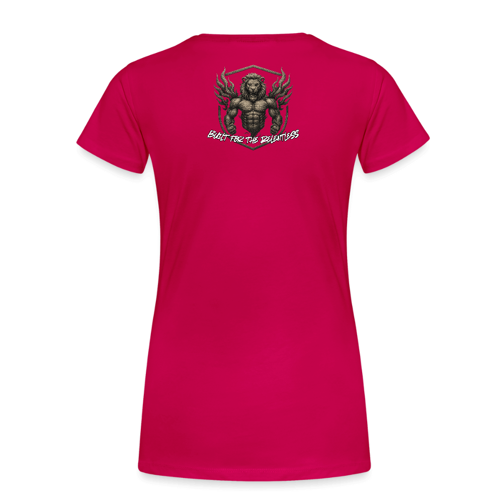 RipStick Lion Logo Women’s Premium T-Shirt - dark pink