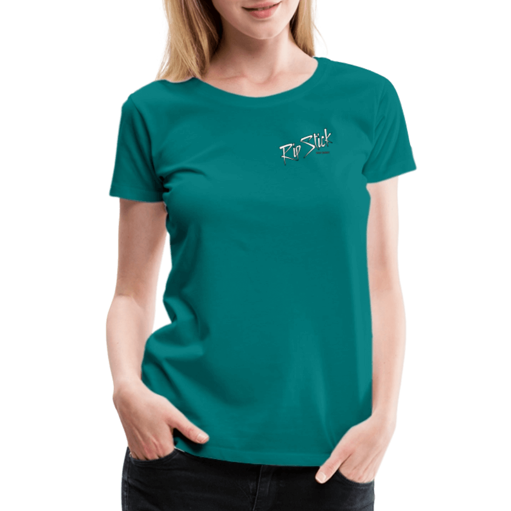 RipStick Lion Logo Women’s Premium T-Shirt - teal