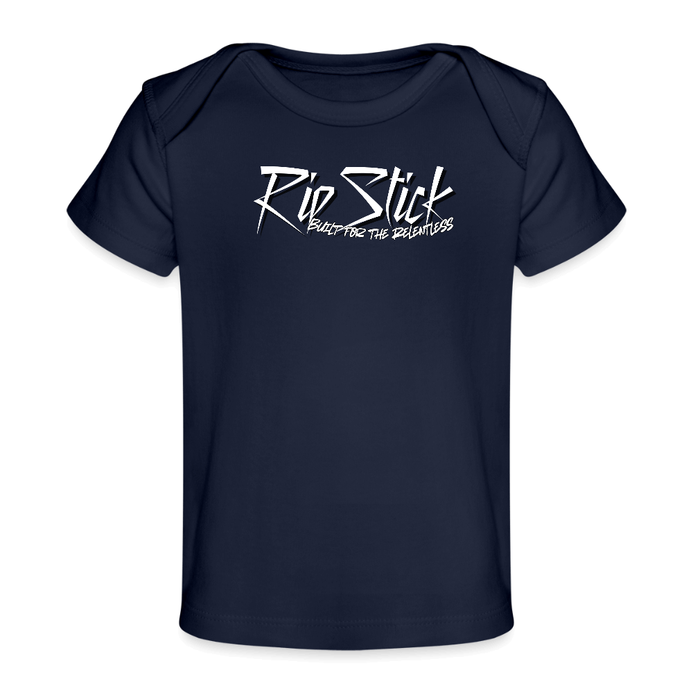 RipStick Relentless Organic Baby T-Shirt - dark navy