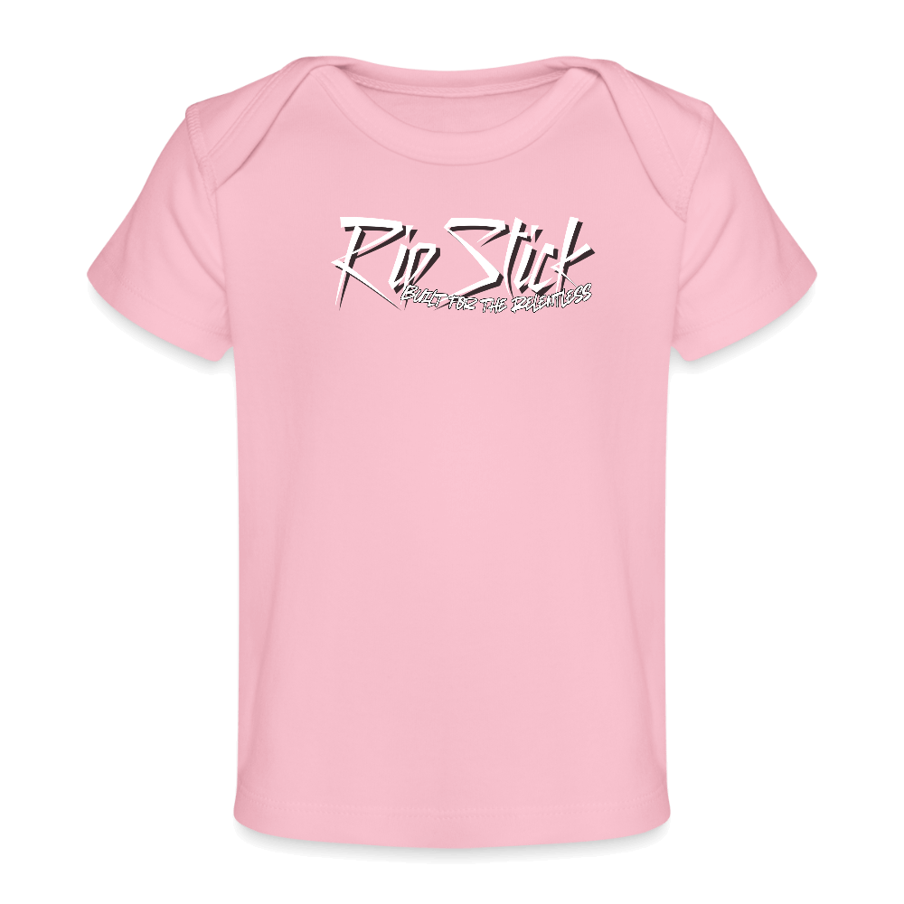 RipStick Relentless Organic Baby T-Shirt - light pink