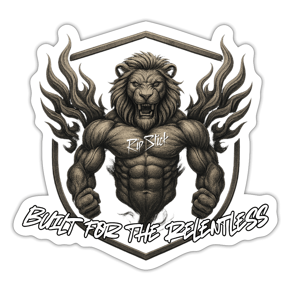 RipStick Domination Sticker - white matte