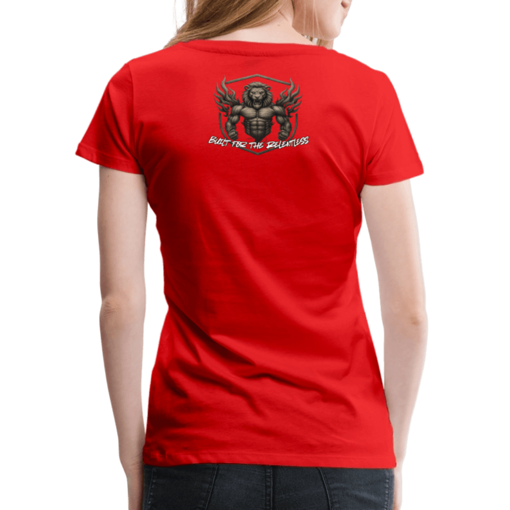 RipStick Lion Logo Women’s Premium T-Shirt - red