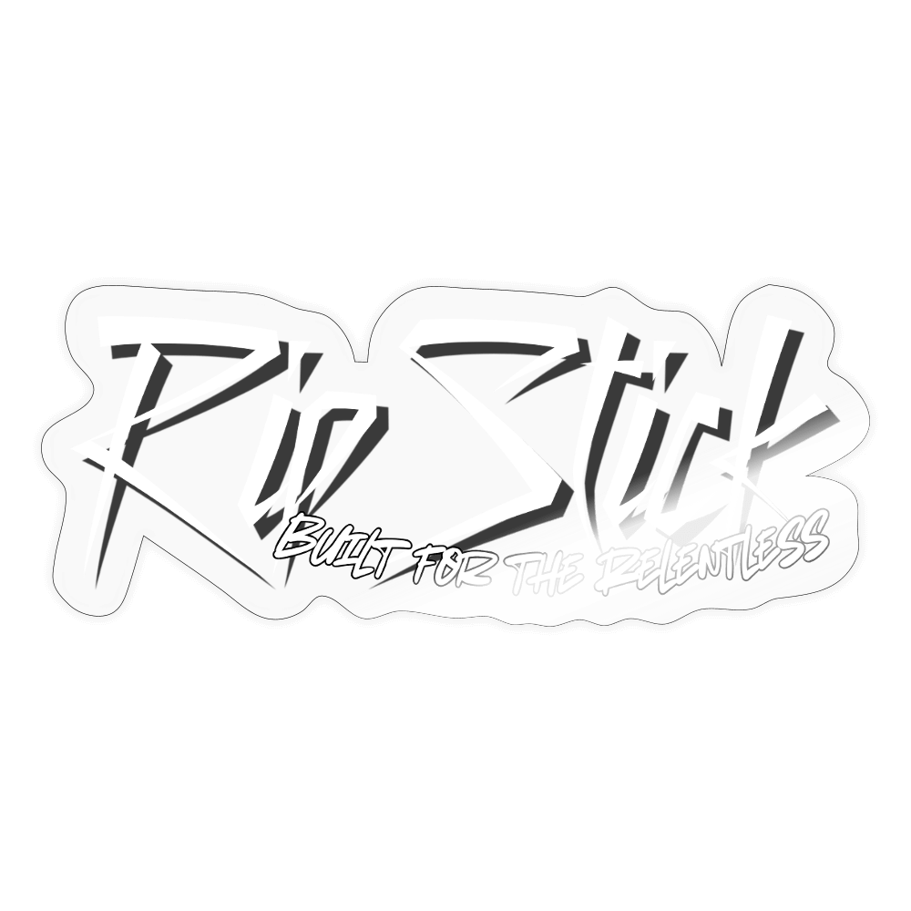 RipStick Sticker - transparent glossy