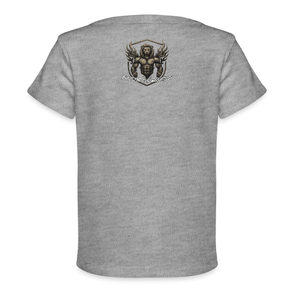 RipStick Relentless Organic Baby T-Shirt - heather grey