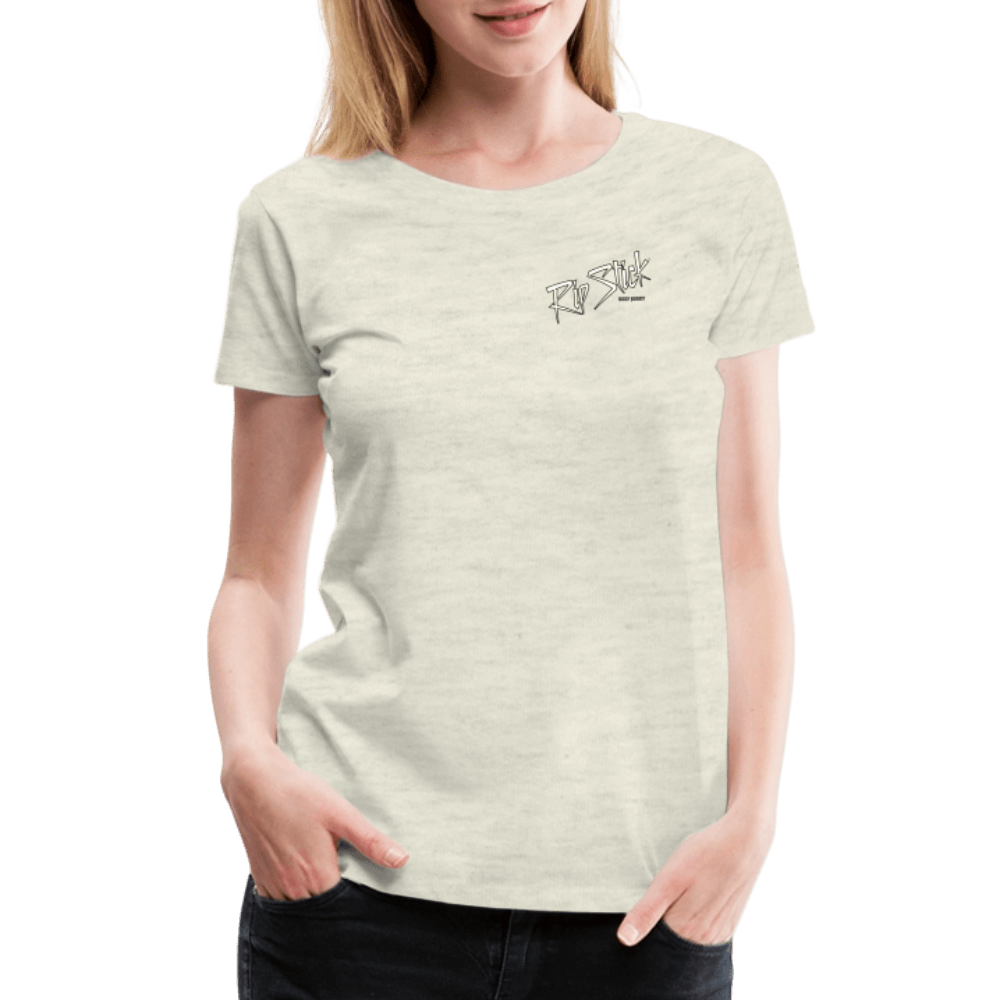 RipStick Lion Logo Women’s Premium T-Shirt - heather oatmeal