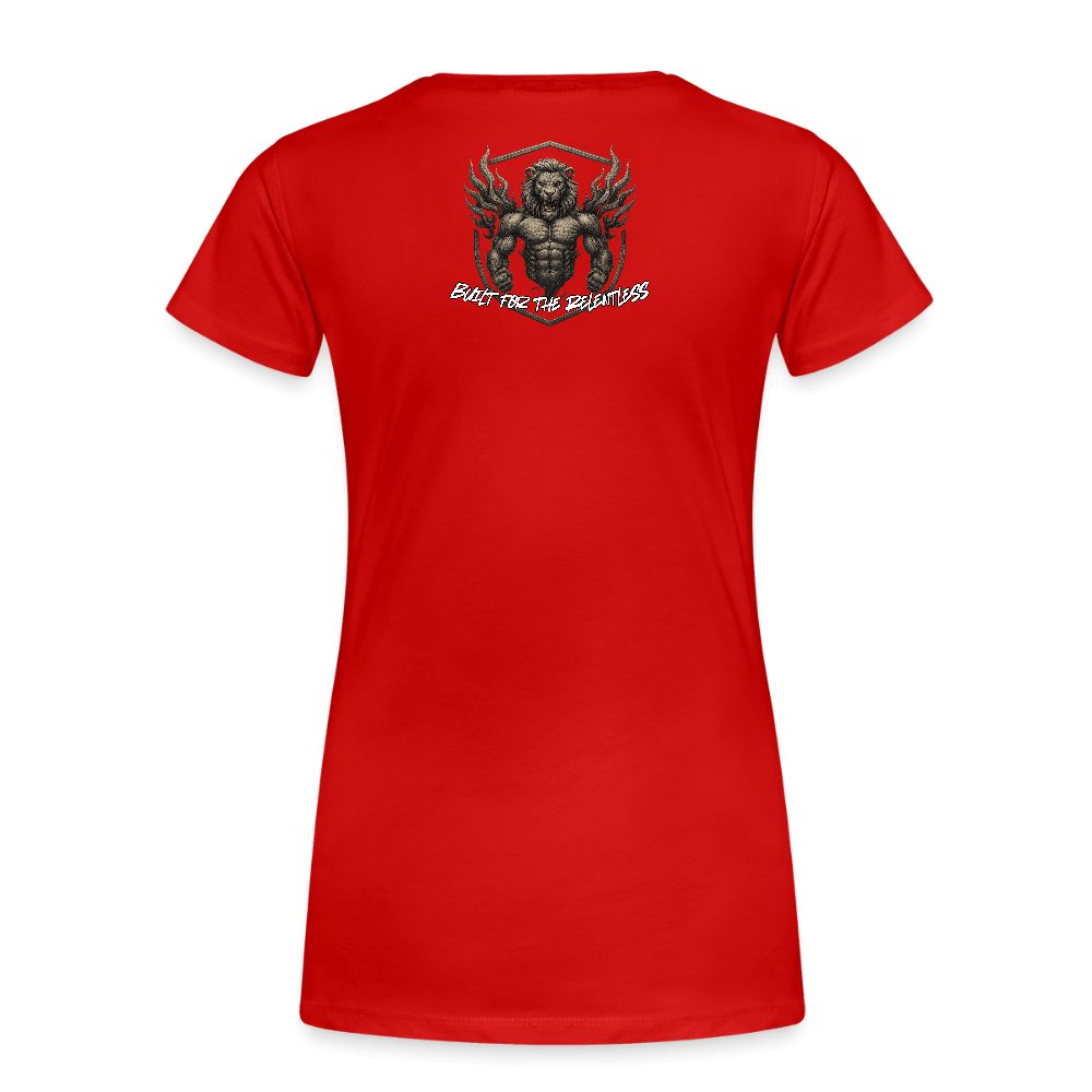 RipStick Lion Logo Women’s Premium T-Shirt - red