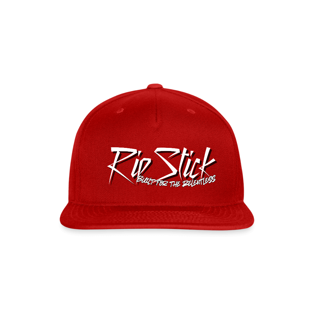 RipStick Snapback Baseball Cap - red