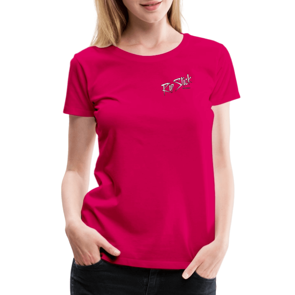 RipStick Lion Logo Women’s Premium T-Shirt - dark pink