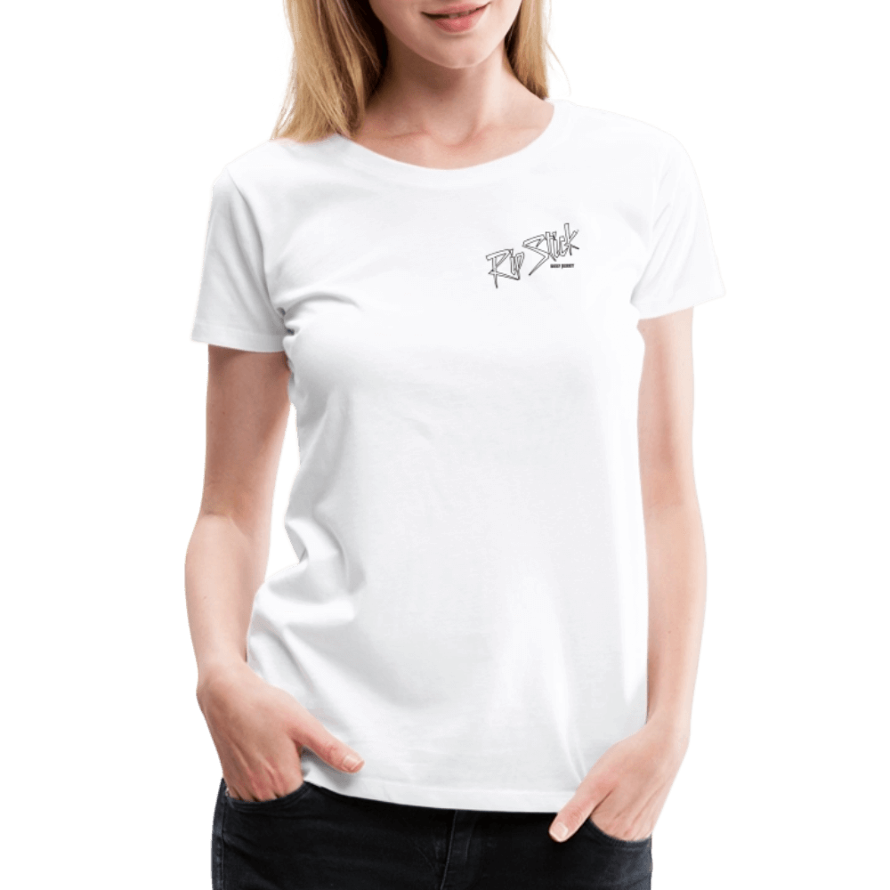RipStick Lion Logo Women’s Premium T-Shirt - white