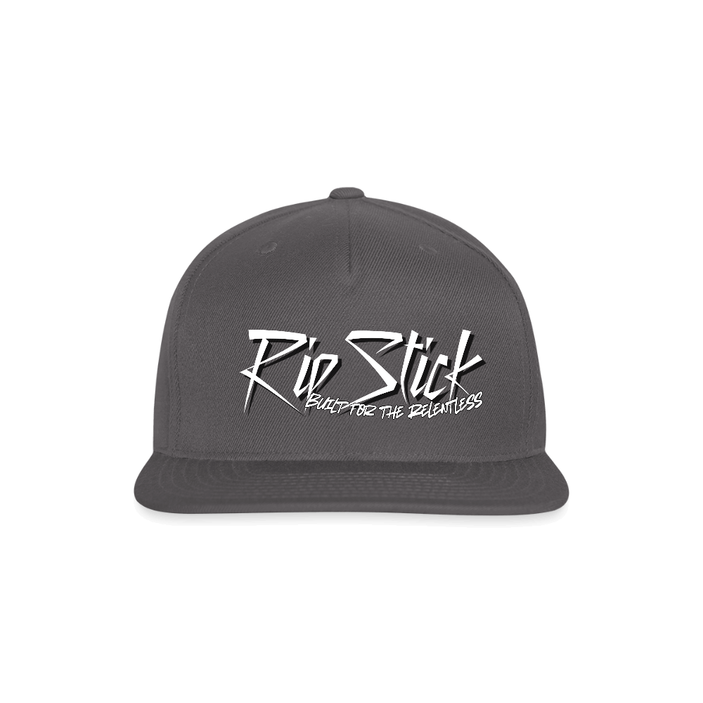 RipStick Snapback Baseball Cap - dark grey