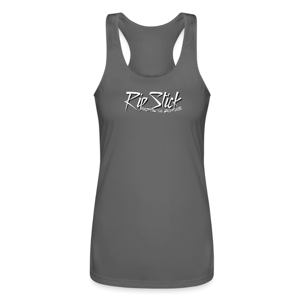 RipStick Women’s Performance Racerback Tank Top - charcoal