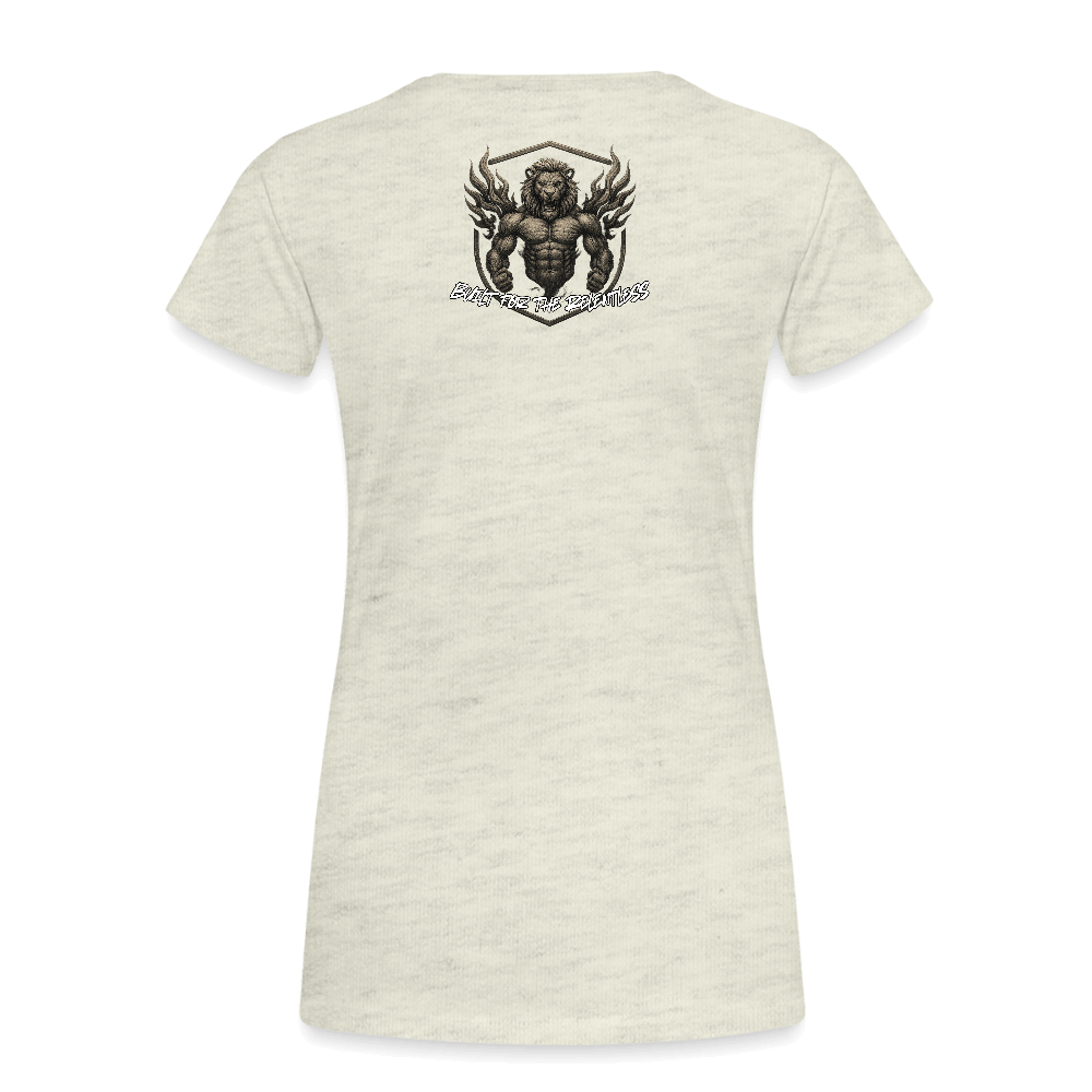 RipStick Lion Logo Women’s Premium T-Shirt - heather oatmeal