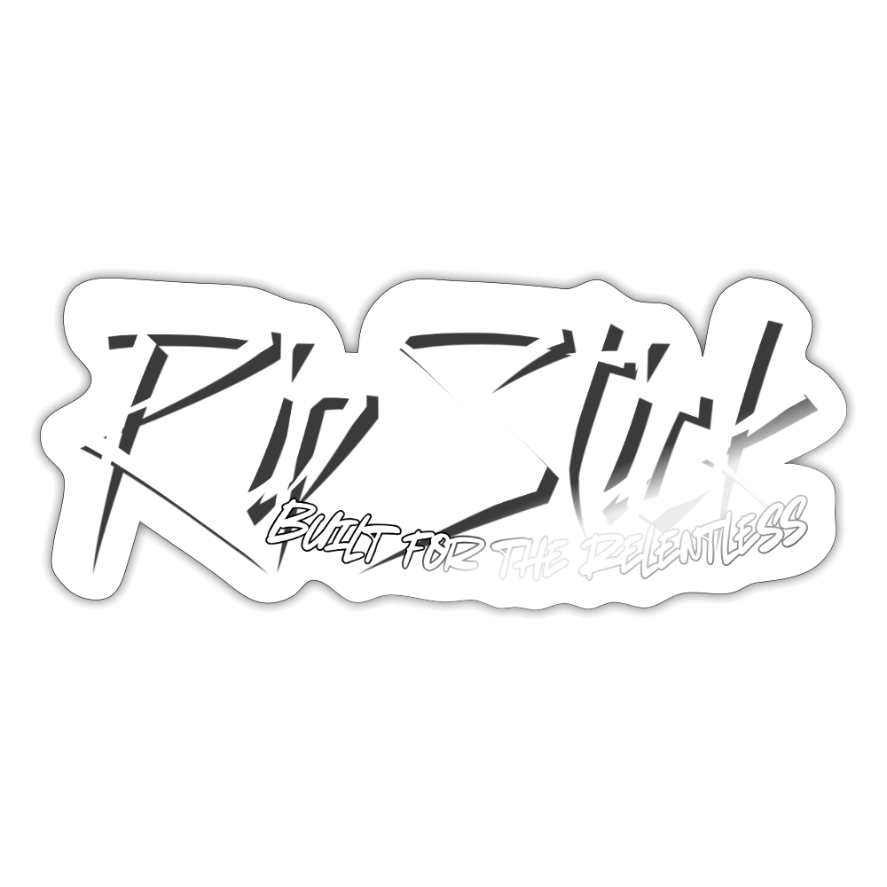 RipStick Sticker - white glossy