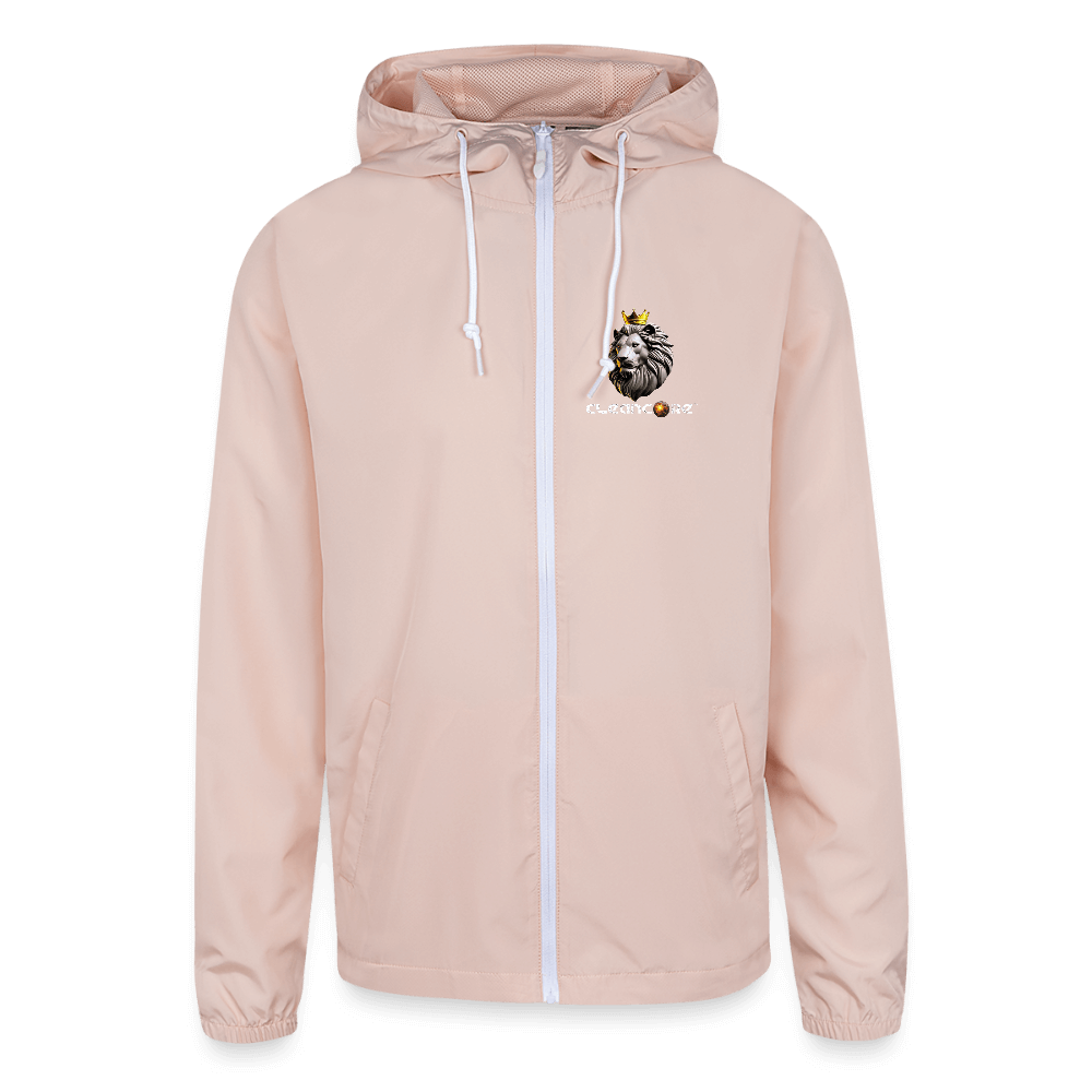 Clean Core Relentless Unisex Lightweight Windbreaker Jacket - blush pink 