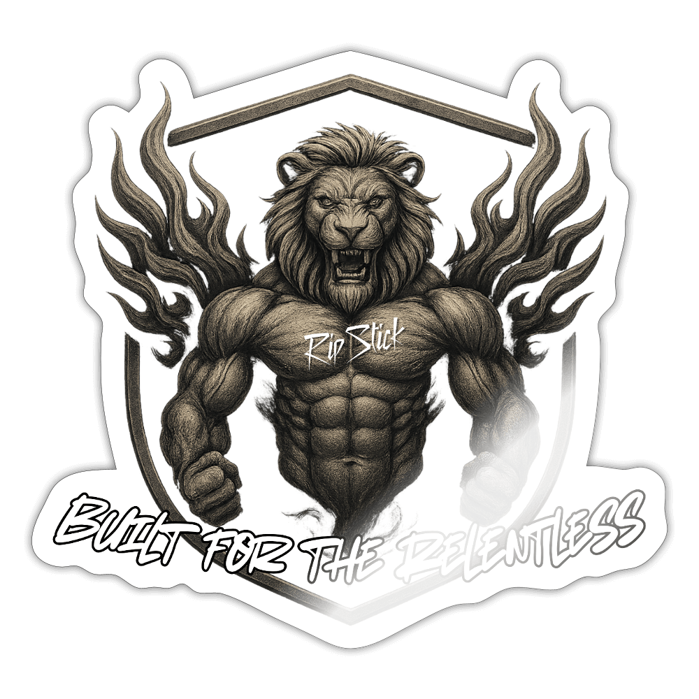 RipStick Domination Sticker - white glossy