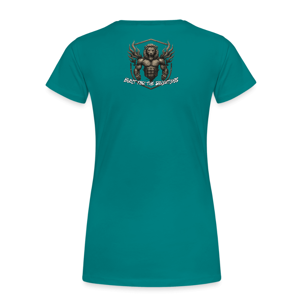 RipStick Lion Logo Women’s Premium T-Shirt - teal