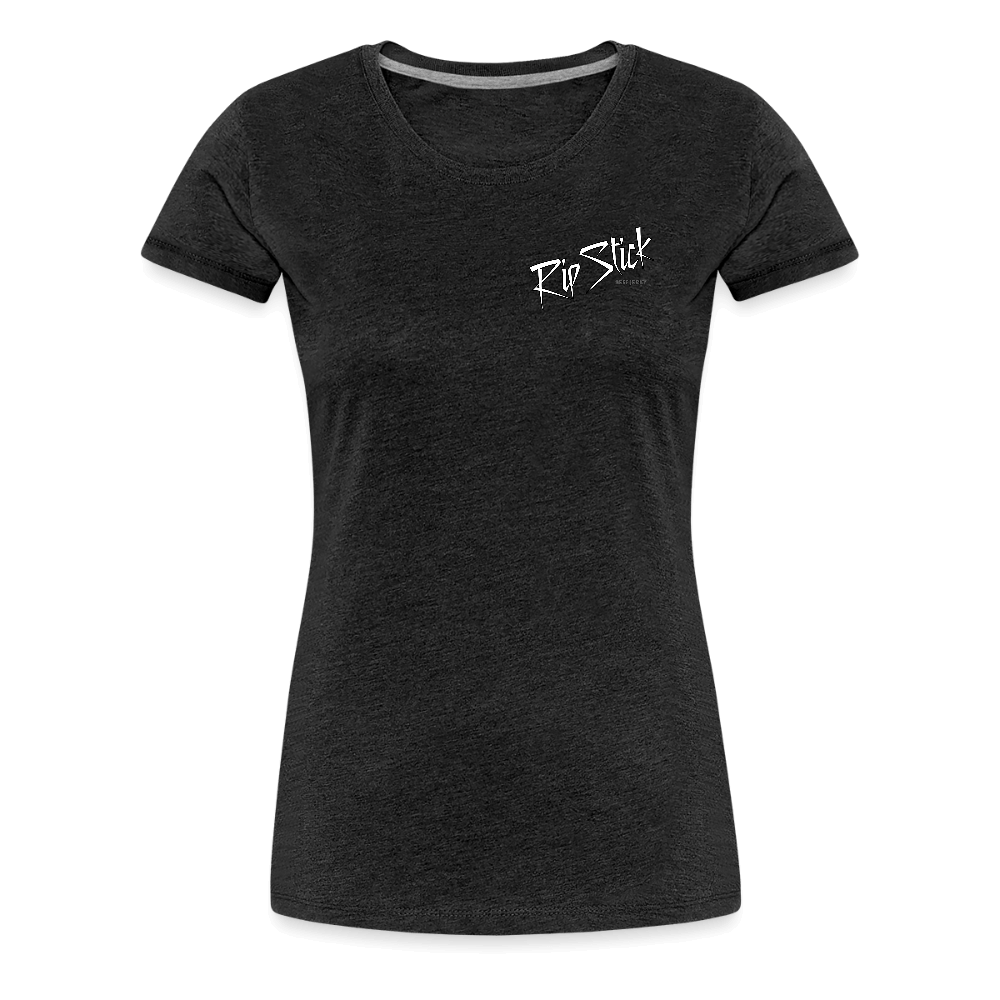 RipStick Lion Logo Women’s Premium T-Shirt - charcoal grey