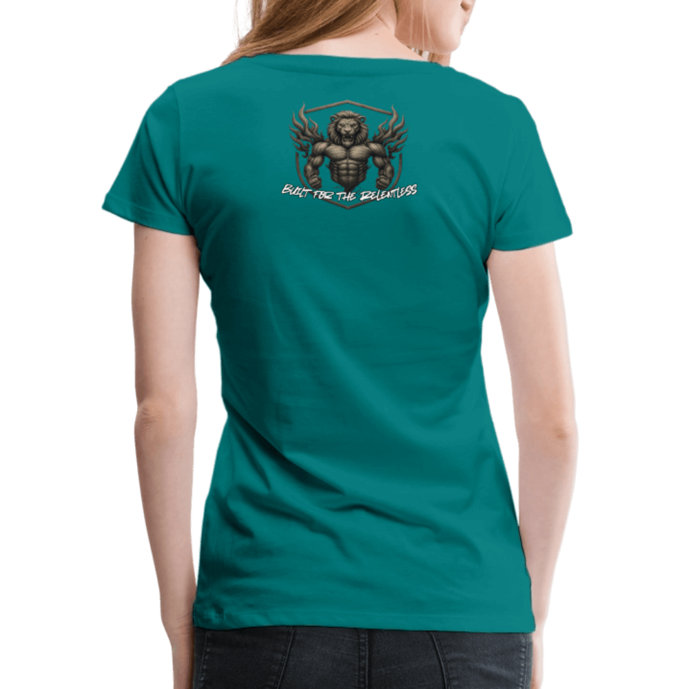 RipStick Lion Logo Women’s Premium T-Shirt - teal