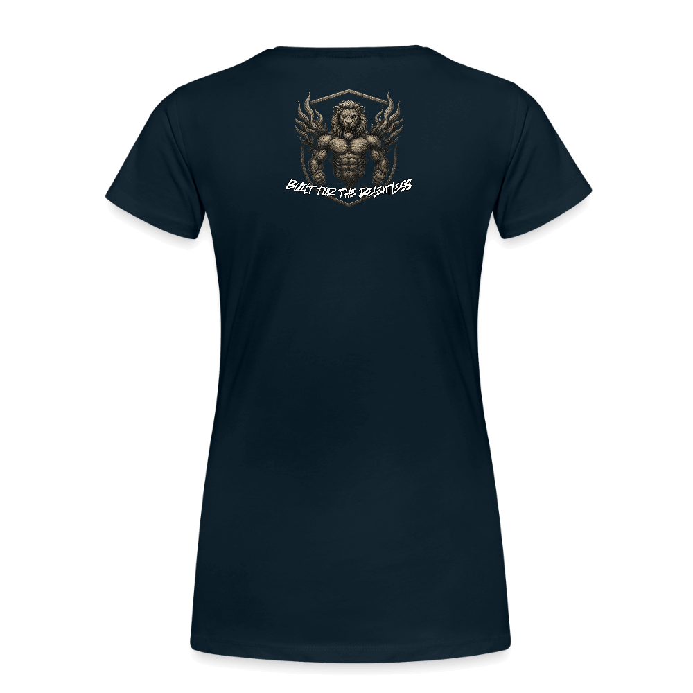 RipStick Lion Logo Women’s Premium T-Shirt - deep navy
