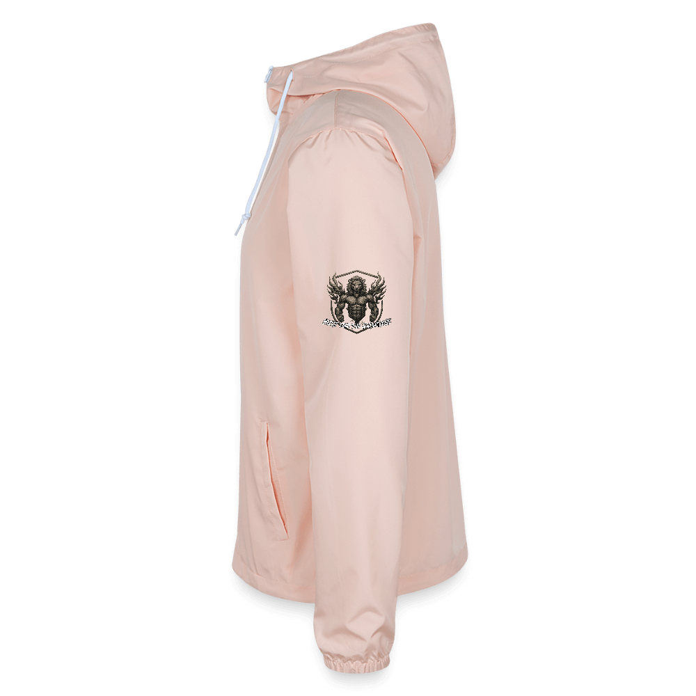 Clean Core Relentless Unisex Lightweight Windbreaker Jacket - blush pink 