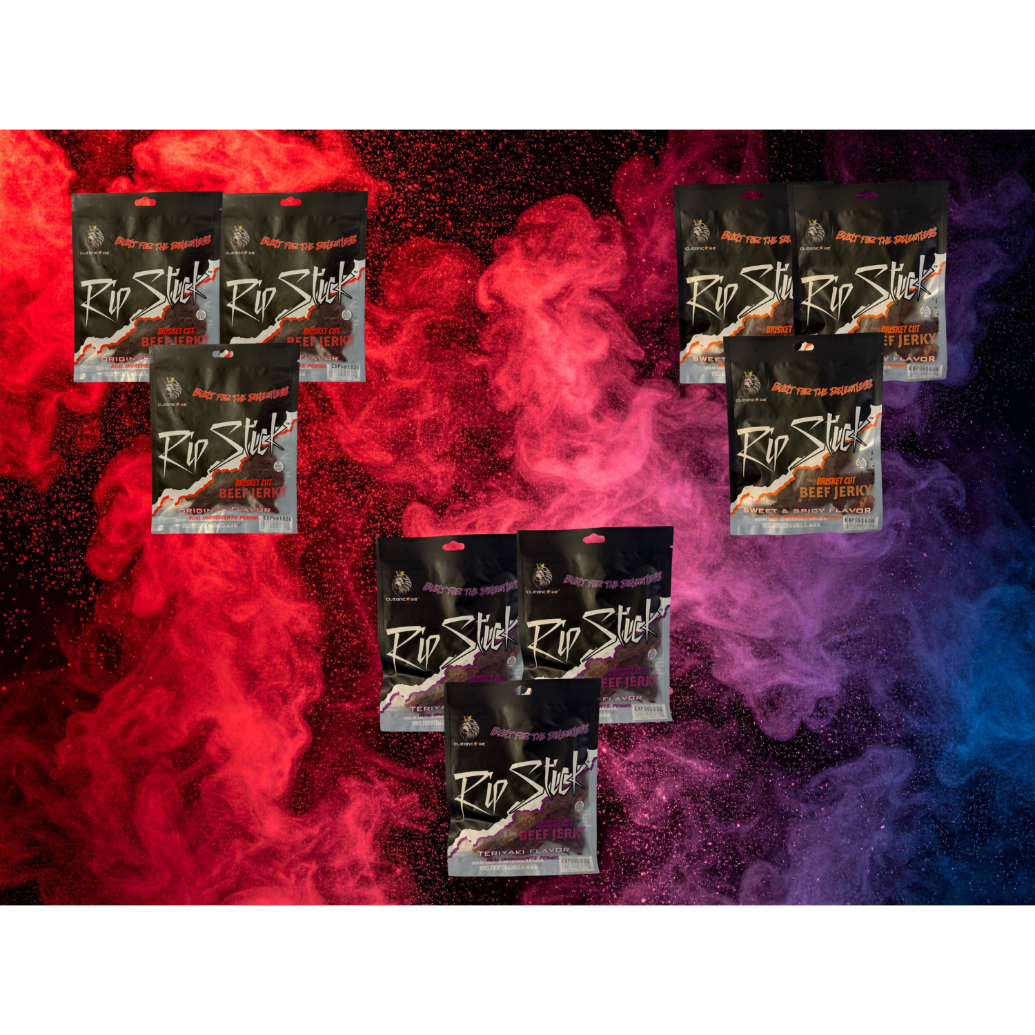 Beef Jerky Variety Pack – RipStick Flavor Lover’s 3-Pack